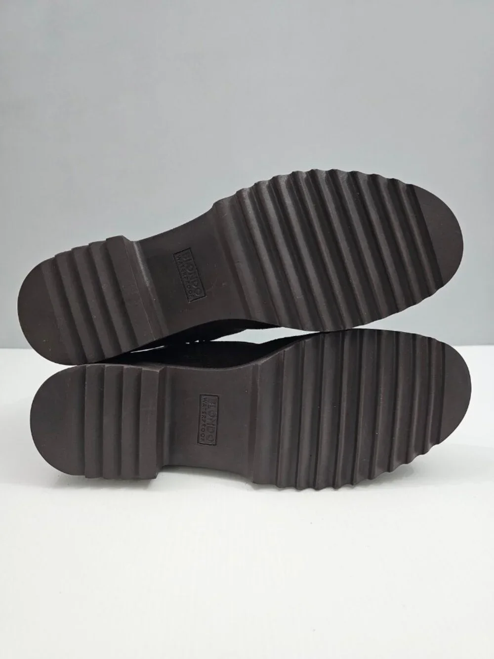 Blondo Cammie Waterproof Ankle Boot Womens 10 Brown Suede Lug Sole Fall NEW - Picture 12 of 14